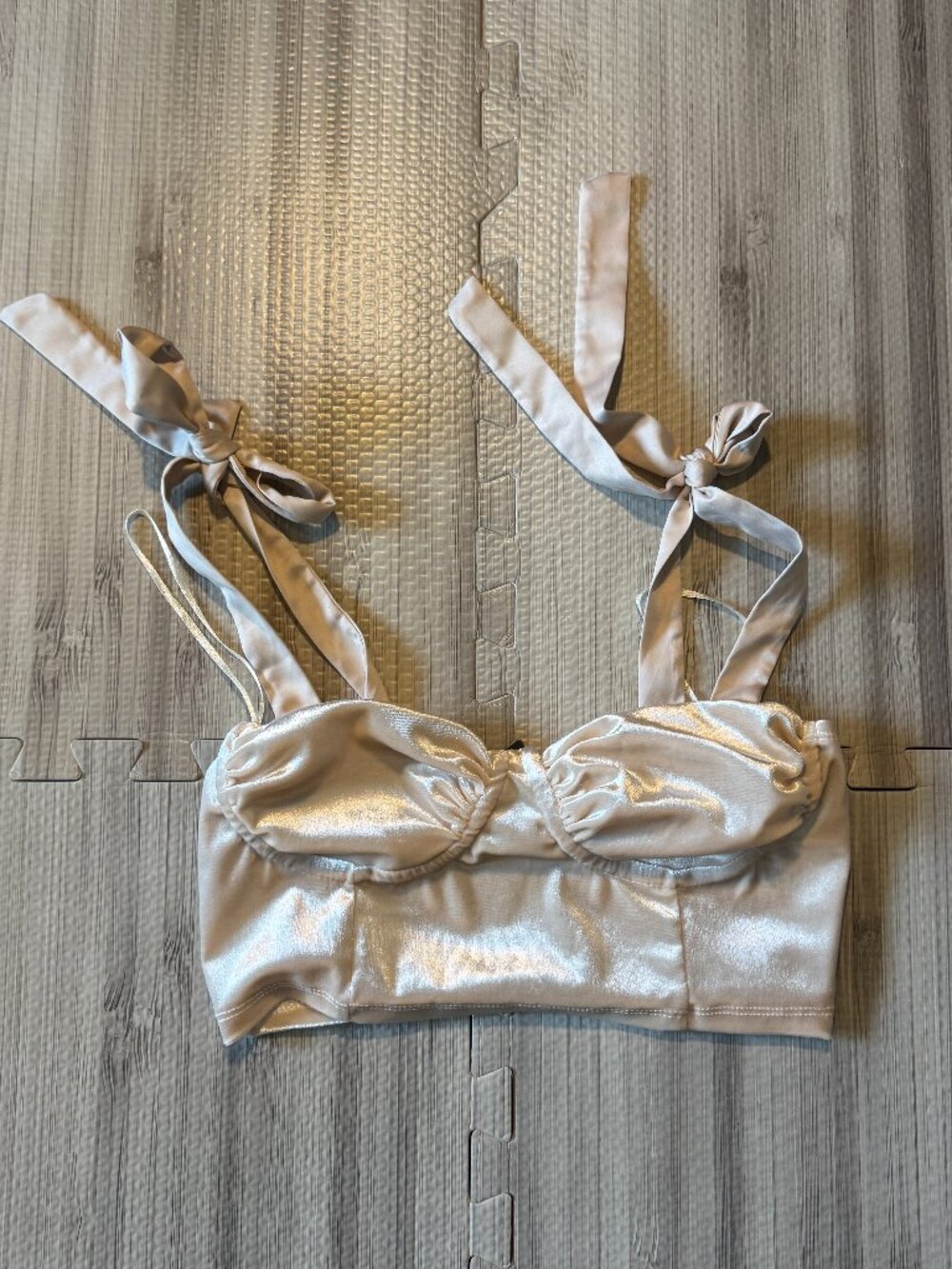 NWT Garage Women's Brielle Velvet Bustier